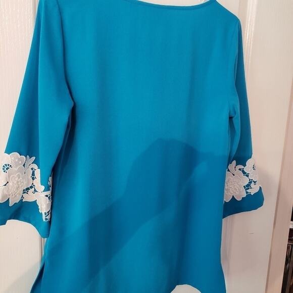 LINEA BY Louis‎ Dell'Olio tunic blouse size 6 - Picture 4 of 8